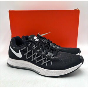 Nike AIR ZOOM PEGASUS 32 Men's NEW Vintage Running Shoes Black US Size 9 NIB
